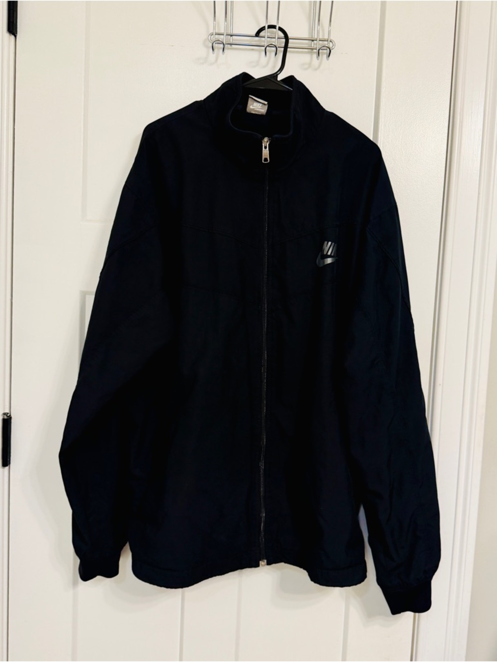 Nike Black Full-Zip Windbreaker Jacket